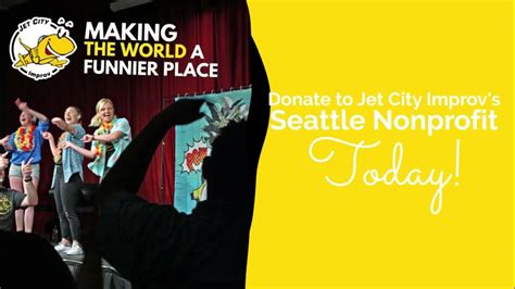 Volunteer At Jet City Improv Seattle Nonprofit Theatre Youtube