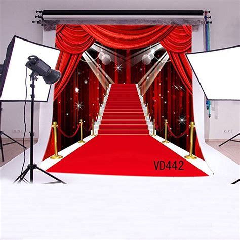 Lb 10x10ft Red Carpet Vinyl Photography Backdrop Customized Photo