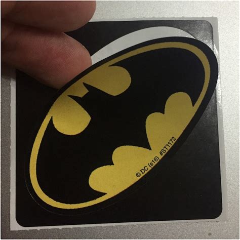 Licensed Batman Logo Stickers X 5 Batman Birthday Party Etsy New Zealand