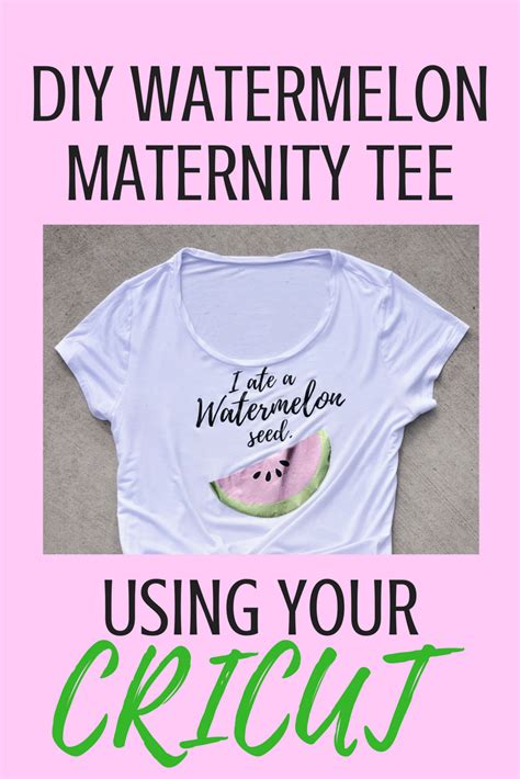 Diy Maternity Shirt With Cricut