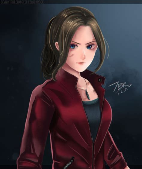 Claire Redfield Resident Evil 2 Fanart By