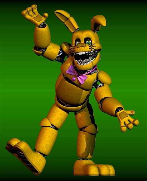 Stylised Springbonnie Render Fivenightsatfreddys Photos