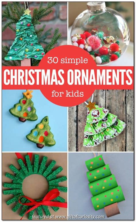 41 Beautiful Quick Christmas Crafts To Make Kids Christmas Ornaments