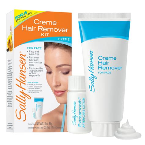 It gently removes the hair in as little as 5 minutes. UPC 074170048674 - Sally Hansen Creme Hair Remover Kit ...