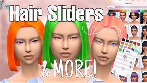 Sims Hair Colour Slider Mod