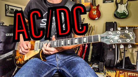 Acdc You Shook Me All Night Long Guitar Solo Youtube