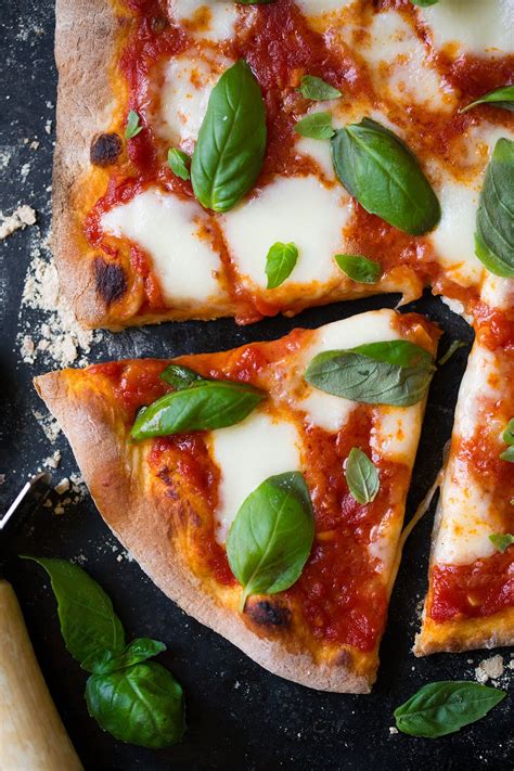 Drizzle pizza with 1 tablespoon olive oil and sprinkle with sea salt to taste. Margherita Pizza (Easy Delicious Recipe!) - Cooking Classy