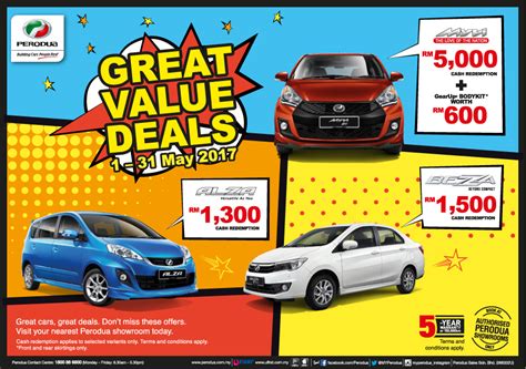 Shop all your ramadhan needs and raya celebration essentials, from beauty care to home decorations! Update : Promosi Perodua May 2017 ~ Perodua Kuala Lipis