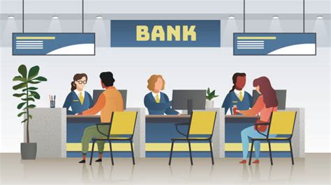 Bank Teller Illustrations Royalty Free Vector Graphics And Clip Art Istock