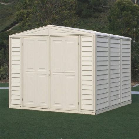 Duramax 00384 8 X8 Stronglasting DuraMate Vinyl Shed With Foundation