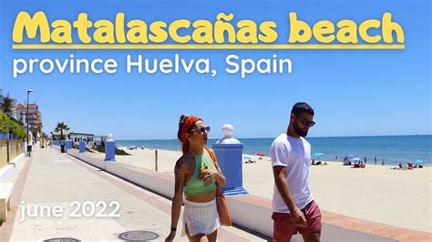 Amazing Beach Matalascañas Province Huelva Spain 4k Walk Tour