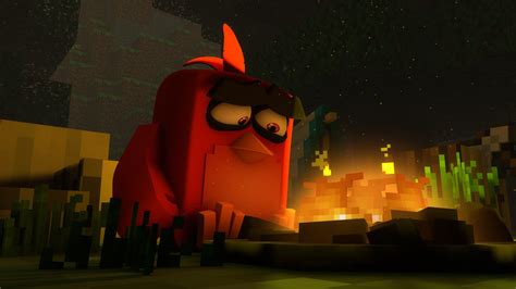 Solitary Red Minecraft Angry Birds By Animapixel On Deviantart