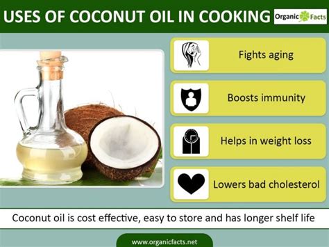 Coconut Oil Uses In Cooking Organic Facts