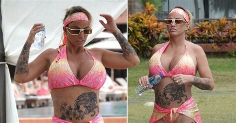 katie price shows off huge tattoos sprawling across belly and thighs metro news