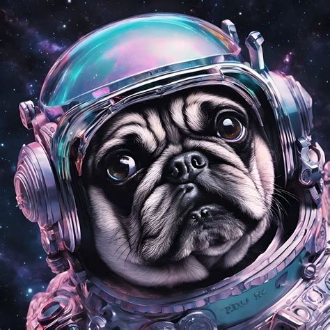 Pug In Outer Space How Unusual Ai Generated Artwork Nightcafe Creator