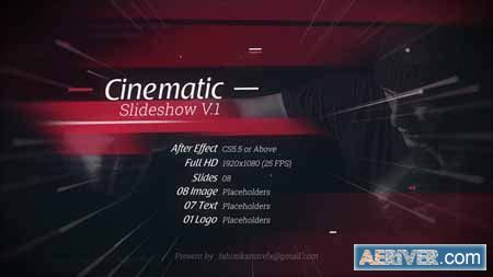 You found 4,160 cinematic slideshow after effects templates from $7. Videohive Cinematic Slideshow V.1 22539892 Free