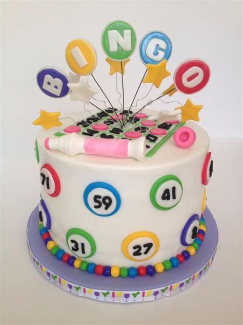Pin By Bingoreally Rocks On Pin It Bingo Cake Bingo Party Themed Cakes