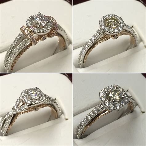 Discover the most exquisite collection of designer diamond engagement rings for your big day. A close look at four variations of our 14 karat, two tone ...