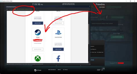 How To Unlink Your Steam Account Rpaladins