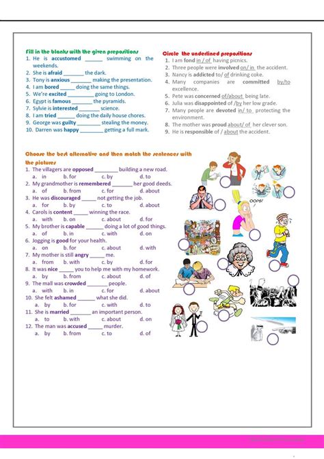 English as a second language (esl) grade/level: revision for the 7th grade - English ESL Worksheets for distance learning and physical classrooms
