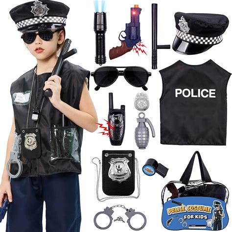 Police Costume For Kids Police Officer Dress Up Set