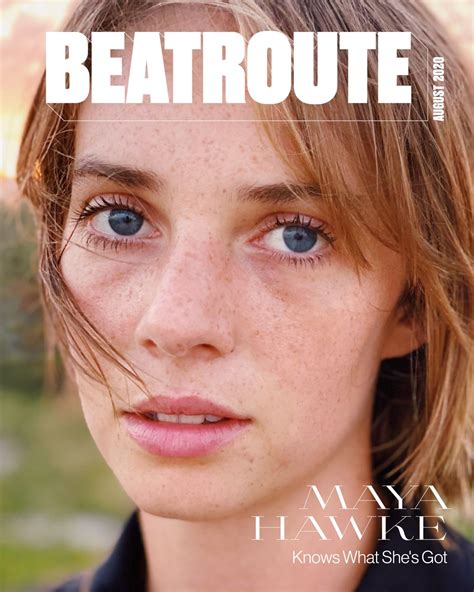 Maya Hawke For Beatroute Magazine August 2020 Hawtcelebs
