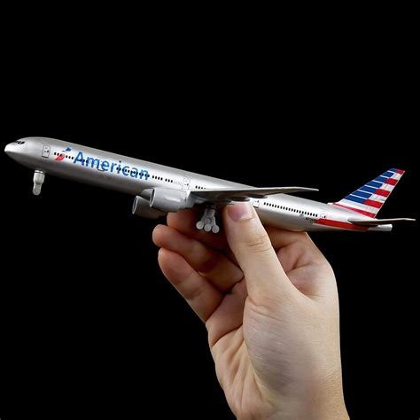Busyflies 1300 Scale American Airlines Boeing 777 Plane Model Alloy