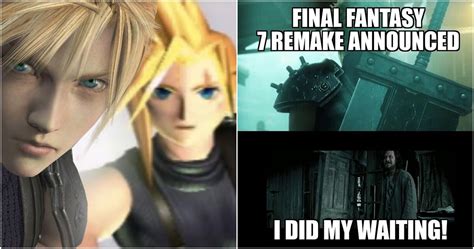 Final Fantasy 7 Remake 10 Remake Vs Original Memes That Are Too Hilarious