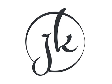 Letter Jk Logo Design Vector Template Graphic By Rana Hamid · Creative
