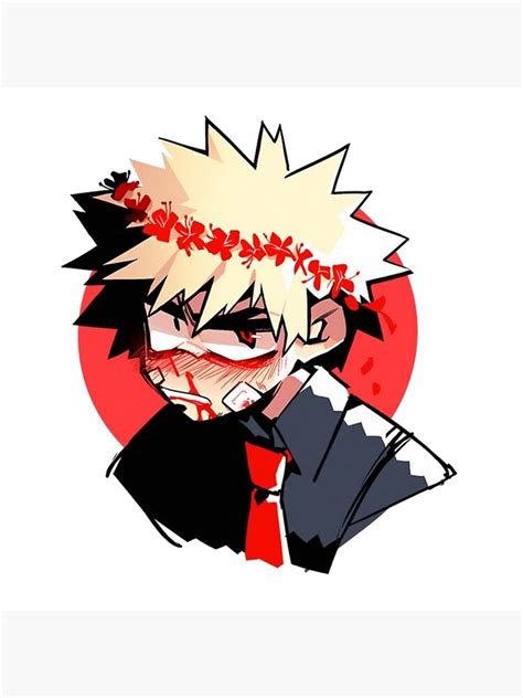 Bakugo Poster For Sale By Cursed Teemo Redbubble