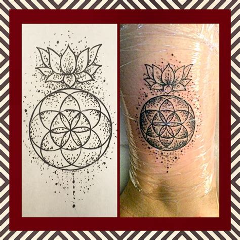 Lotus Tattoo My Tattoo Flower Of Life Tattoo Unique Tattoo Blume Des