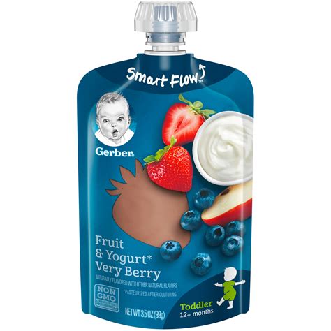 Whether your child is at stage 1 or stage 3, there's something here for. (Pack of 12) Gerber Toddler Baby Food, Fruit & Yogurt Very ...