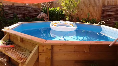 Above Ground Plastica Self Build Swimming Pool 10ft X 10ft
