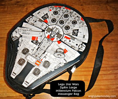 Lego Star Wars Zipbin Large Millennium Falcon Messenger Bag Review