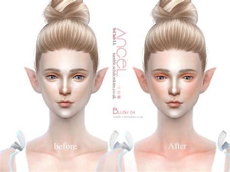 Sims 4 Ccs The Best Angel Blush By S Club