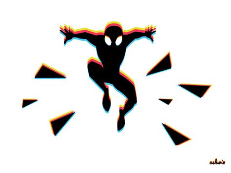 Spiderman Glitch Effect By Ashwin Shenoy On Dribbble