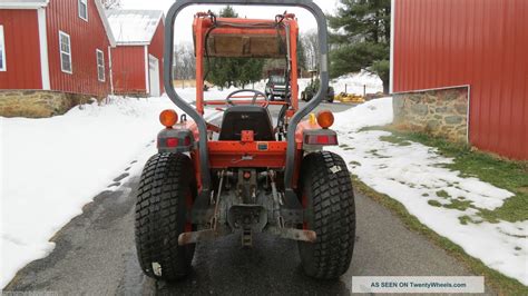 Kubota L2900 4x4 4wd Compact Loader Tractor 29 Hp Diesel 1400 Hrs Glide