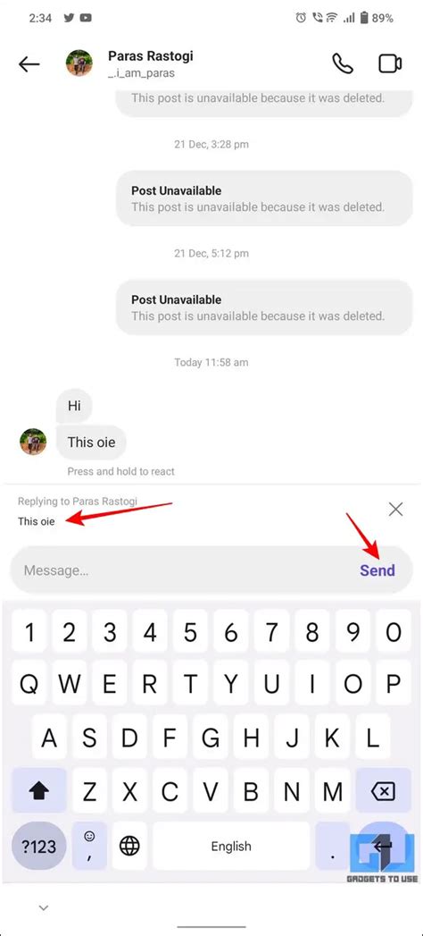 Top 5 Ways To Reply To A Specific Message On Instagram Direct Message