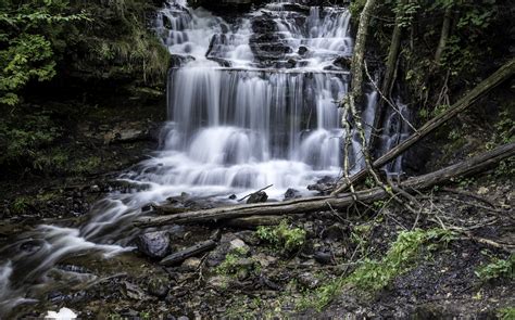 Silky Waterfalls at Wagner Falls in Michigan image - Free stock photo ...