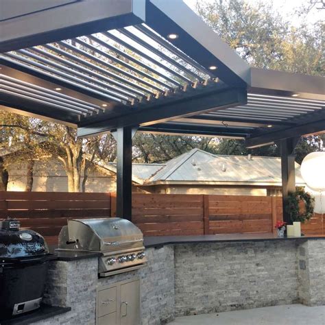 The Struxure Outdoor Automatic Louvered Pergola Roof Sun When You Want