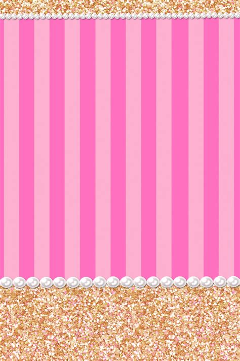 Gold Glitter Stripes Sparkle Wallpaper Pink Chevron
