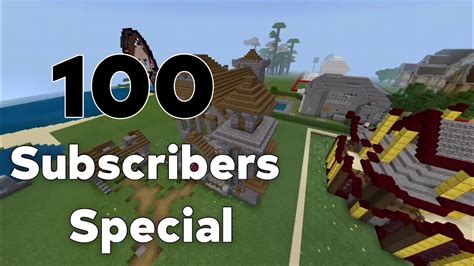 100 Subscribers Special Minecraft City Tour Youtube