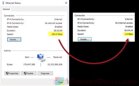 Change Ethernet From 100mbps To 1gbps In Windows 1110