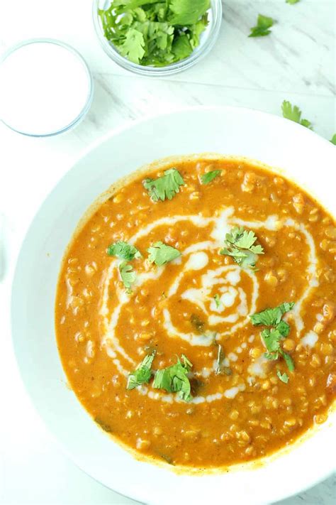 There is no better way to warm your belly and your house in the cold winter months than to make soup. Curry Lentil and Coconut Soup - Must Love Home