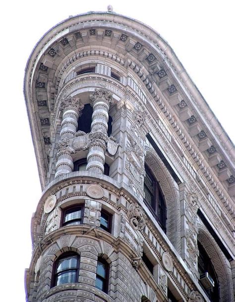 Close Up Of The Apex Flatiron Fuller Building Built In 1902 Ny