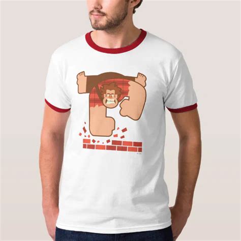Wreck It Ralph Pounding Bricks T Shirt Zazzle