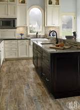Wood Tile Floors Kitchen