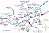 Map Of Asheville North Carolina And Surrounding Areas