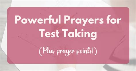 5 Prayers For Test Taking Plus 10 Prayer Points Pray With Confidence