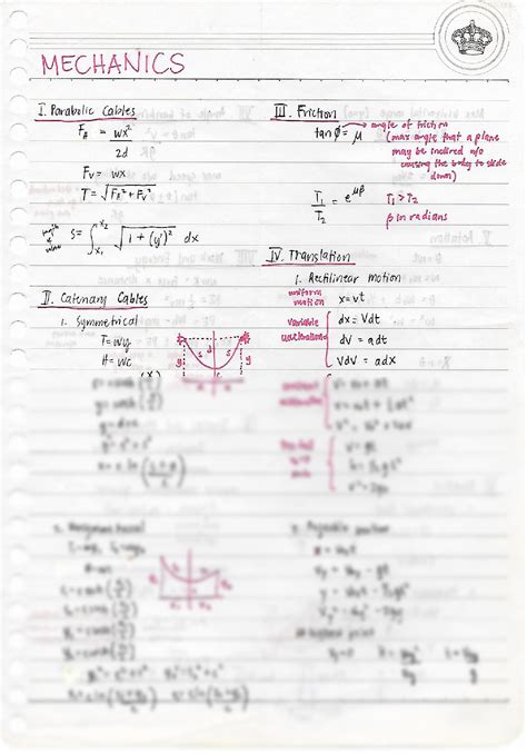 Solution Engineering Science Statics And Dynamics Formulas Cheat Sheet For Engineering Board